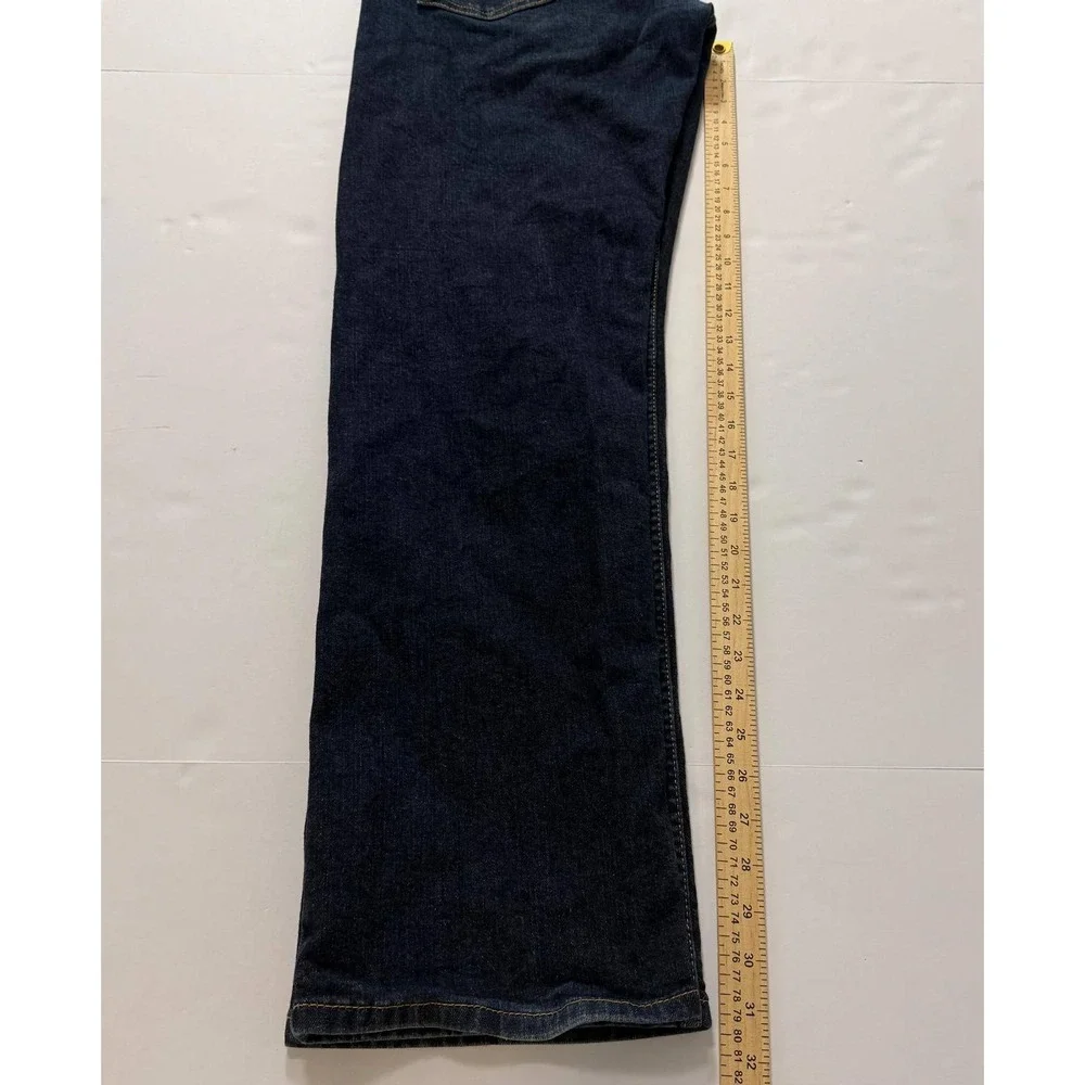 Levis 569 Loose Straight Leg Jeans Mens W34 L34 Dark Indigo Blue Denim 3757
